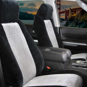 Chevy C6500 Kodiak Leather O.E Velour Seat Covers