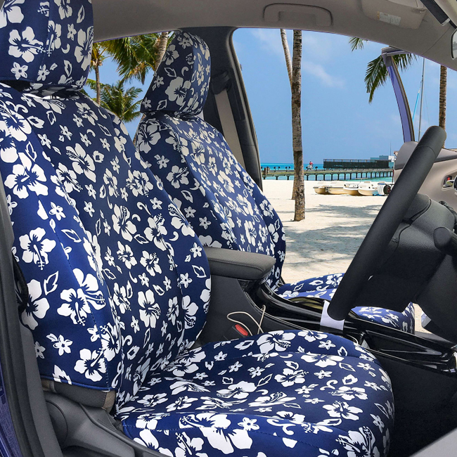 Hawaiian hibiscus Floral flowers Car Back high quality Seat Pet Covers, Backseat Seat Covers, Seat Protector, Car Accessories, Abstract Art