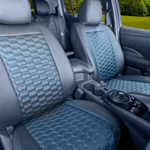 Faux Leather Hex Quilted Seat Covers