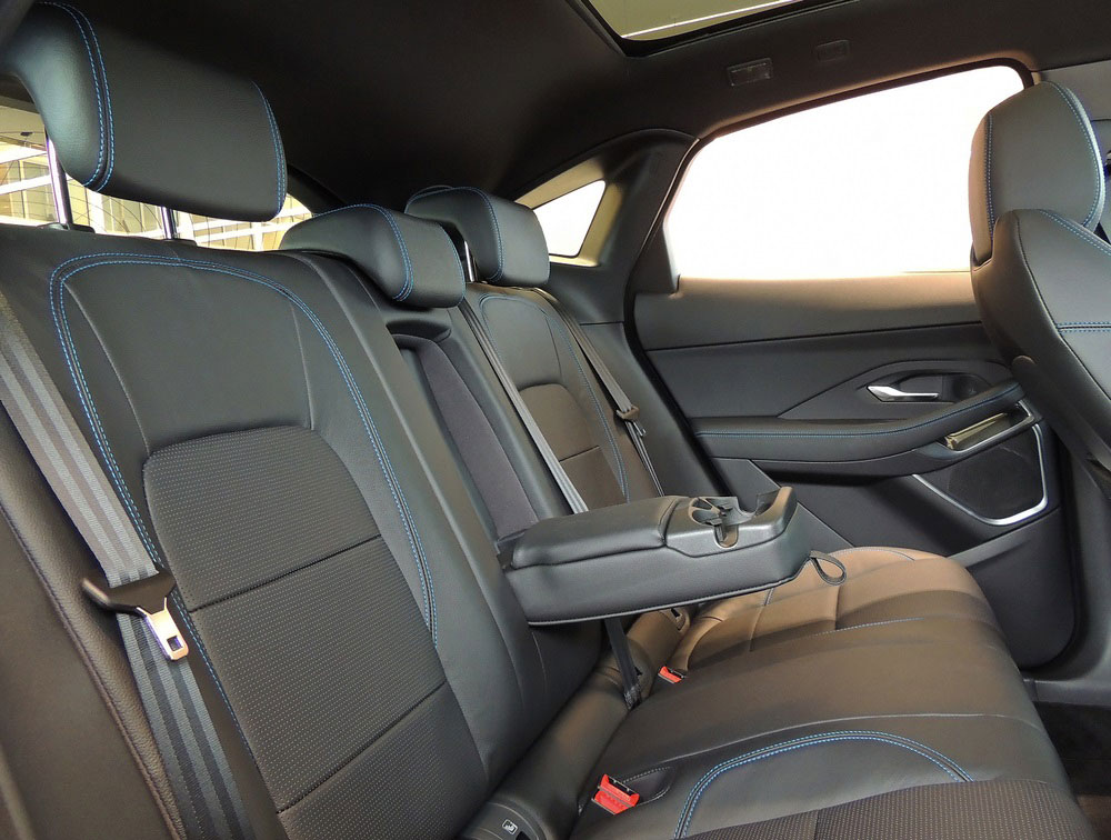 Heated car seat covers installed in a luxury vehicle for a comfortable road trip.